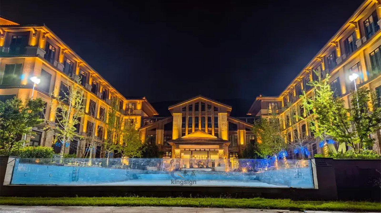 Akrilna plošča za okno luksuznega bazena