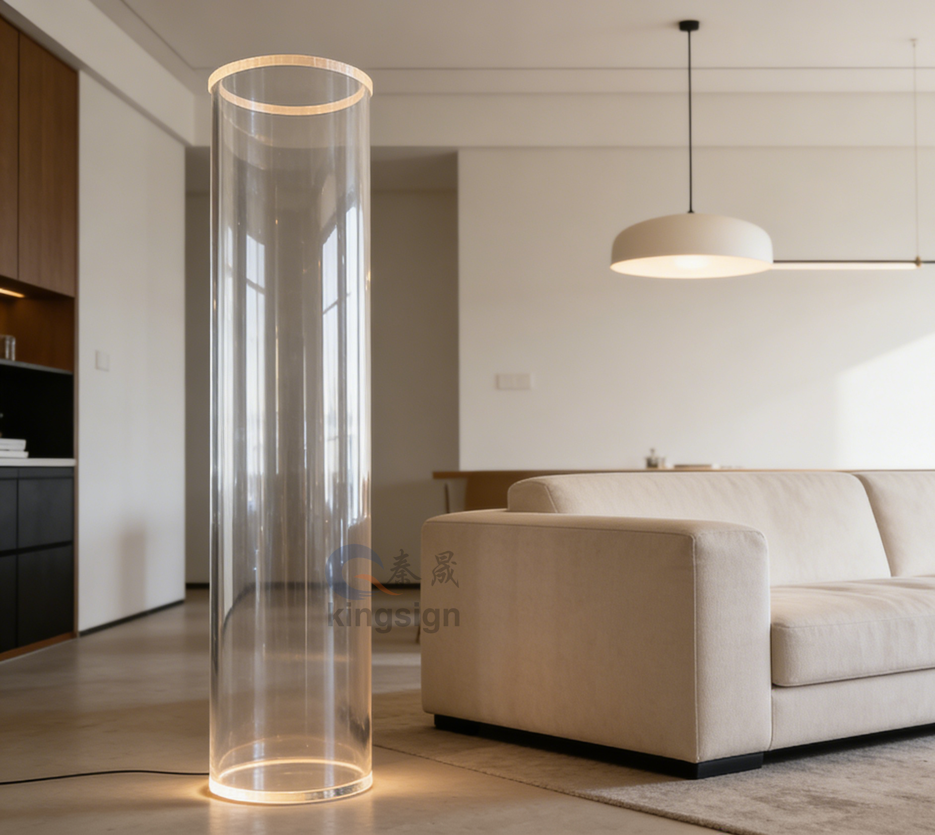 Akrilne cevi Kingsign za globalne industrijske in oblikovalske rešitve