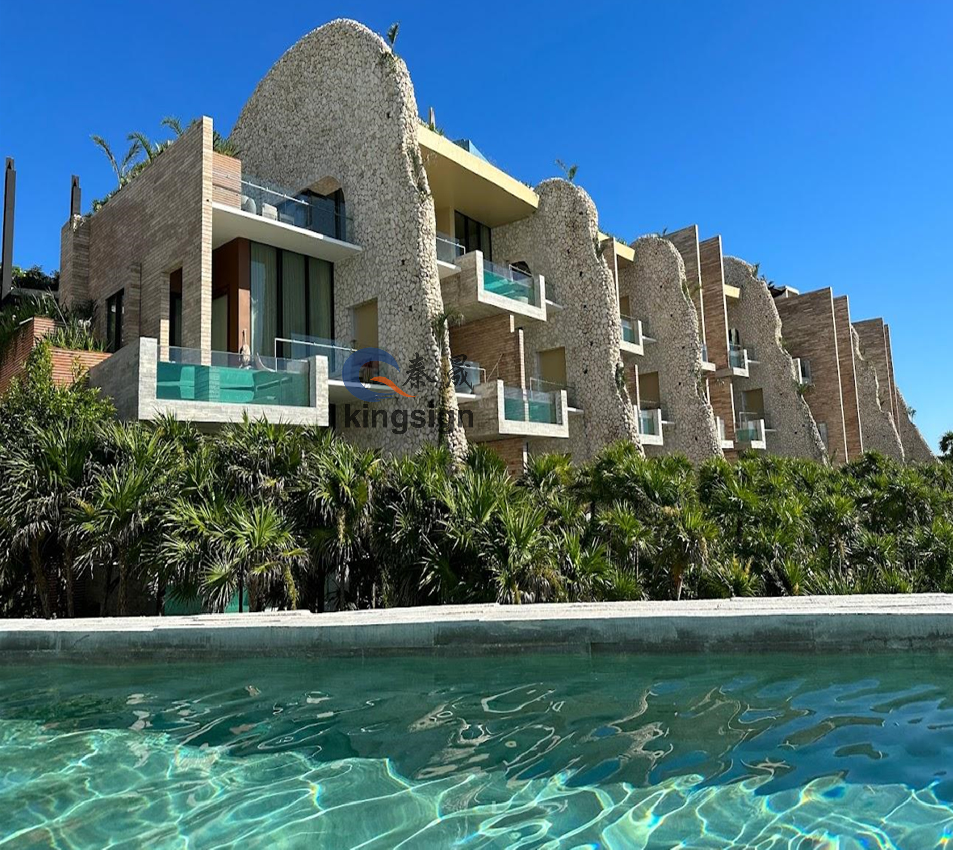 Kingsign akrilno okno za bazen in razgledna plošča